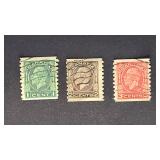 Canada Stamps 1933 King George V Medallion Coils