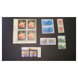 Canada Stamps Lot Mint Plate Blocks Pairs MNG