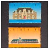 Canada Stamps 1989 Canadian  Architecture  $1 $2