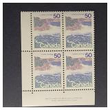 Canada Stamps 1972 Seashore 50ï¿½ Block