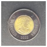 Canada Coin $2 Reign of QE II  Black Toonie