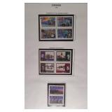 Canada Stamps Nice PB Lot on Album Page MNH
