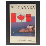 Canada Stamps Booklet 1990 Canadian Flag