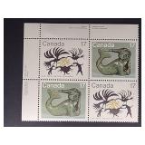 Canada Stamps 1980 Inuit-Spirits 17ï¿½ Block PB