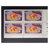 Canada Stamps 1989 World in Carton 38ï¿½ Block PB