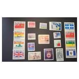 Canada Stamps Lot Mint Flags & History Mix MNG