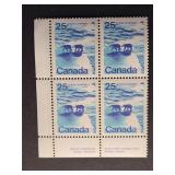 Canada Stamp 1972 Polar Bears 25c Plate Block PB