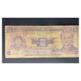 Honduras 2 Lempira Banknote