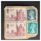 Great Britain Stamps Caernarfon Castle Squares