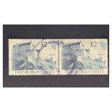 Great Britain Stamps 1988 Edinburgh Castle ï¿½2 Pair