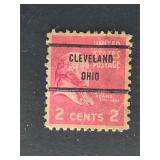 US Stamp 1930 Adams Precancel Cleveland OH
