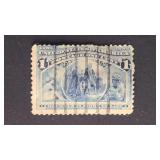 US Stamp 1893 Columbus in Sight of Land 1c