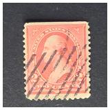 US Stamp 1895 Washington 2c Carmine