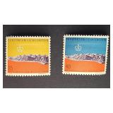 Liechtenstein Stamps 1958 World Fair Brussels Set