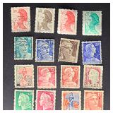 France Stamps Mariannes Mixed Lot
