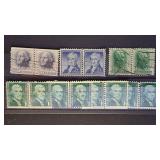 US Stamps Presidents  Pairs Lot