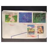 US Stamps Nice Floral Geometry HV & More Square