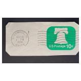 US Stamps 1973 10c Liberty Bell Square