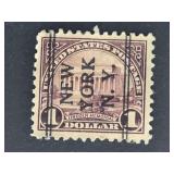 US Stamp 1922 Lincoln Memorial Precancel New York