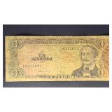 Dominican Republic 1 Peso Oro Banknote