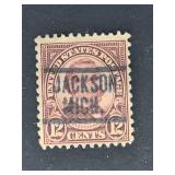 US Stamp 1931 Cleveland Precancel Jackson MI