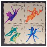 US Stamps 1978 American Dance Series 13c PB