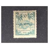 Guadeloupe Stamp 1947 Timbre Taxe