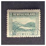 Newfoundland Stamp 1923 Twin Hills Tor's Cove 1c