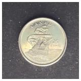 Canada Coin 2004 25c Anniversary St. Croix Ship