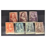 Netherlands Stamps 1943 -1944 Dutch Naval Heroes