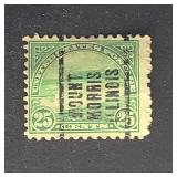 US Stamp 1922 Niagara 30c Precancel Mount Morris