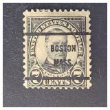 US Stamp 1926 William McKinley Precancel Boston