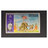 Grenada Stamp 1970 Iwo Jima Flag Raising