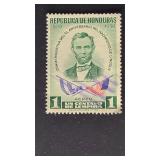 Honduras Stamp 1959 Abraham Lincoln 150th Anniv