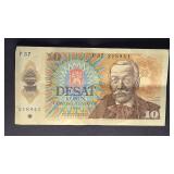 Czechoslovakia 10 Korun Banknote 1968