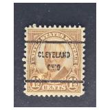 US Stamp 1990 Harding Precancel Cleveland OH