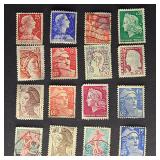 France Stamps Mariannes Mixed Lot