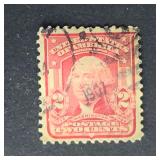 US Stamp 1903 Washington 2c