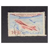 France Stamp 1954 Dassault Mystere IV Prototype