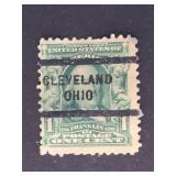US Stamp 1902 Franklin Precancel Cleveland OH