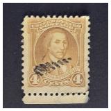 US Stamp 1932 Washington 4c Light Brown