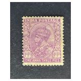 India Stamp 1928 King George V  1ï¿½3Aï¿½P