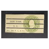 US Stamp 1c Franklin Precanceled Square NY Cancel