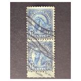 US Stamp 1923 American Indian 14c Pair