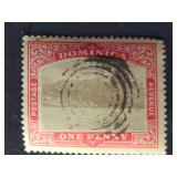 Dominica Stamp 1903 Roseau, Capital of Dominica