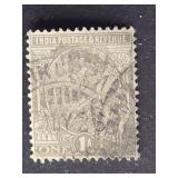 India Stamp 1928 King George V 1A
