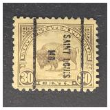 US Stamps 1923 American Buffalo - St. Louis MO