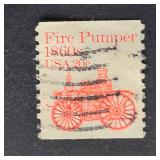 US Stamp 1981 Fire Pumper 20c Coil