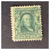US Stamp 1903 Franklin 1c