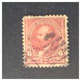 US Stamp 1890 Garfield 6c